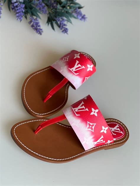 christian louis vuitton flip flops.